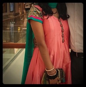 Pink Anarkali